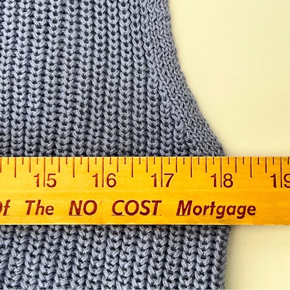 Double Zero women’s cropped cable-knit sweater vest lavender size M - Picture 6 of 7